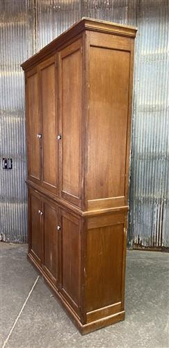 Vintage French Kitchen Pantry Cabinet, Store Counter, Storage Display Cabinet, B