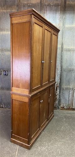 Vintage French Kitchen Pantry Cabinet, Store Counter, Storage Display Cabinet, B