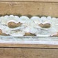 White Wood Fretwork Decorative Panel, Architectural Decor, Rustic Farmhouse B,