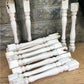 16 Balusters White Wood Architectural Salvage Spindles Porch Post House Trim D,