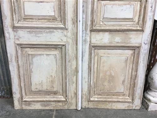 Antique French Double Doors (43.5x97.5) European Thick Molding Doors B101