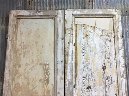 Antique French Double Doors (43.5x97.5) European Thick Molding Doors B101