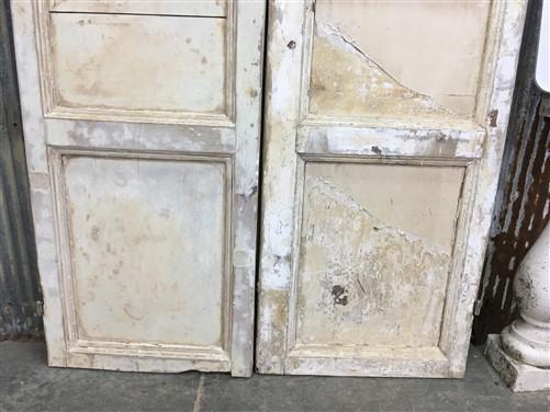 Antique French Double Doors (43.5x97.5) European Thick Molding Doors B101