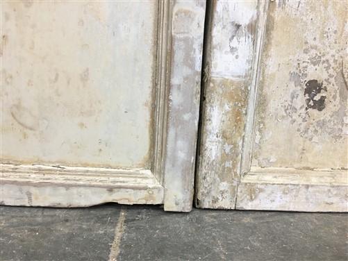 Antique French Double Doors (43.5x97.5) European Thick Molding Doors B101