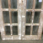 Antique French Double Doors (42x76) 10 Pane Glass Doors, European Doors G115