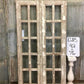 Antique French Double Doors (42x76) 10 Pane Glass Doors, European Doors G115