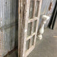 Antique French Double Doors (42x76) 10 Pane Glass Doors, European Doors G115