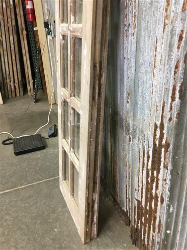 Antique French Double Doors (42x76) 10 Pane Glass Doors, European Doors G115