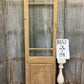 Antique French Single Door (26X84) 3 Pane Glass European Door H153