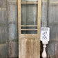 Antique French Single Door (27x85) 4 Pane Glass European Door H155