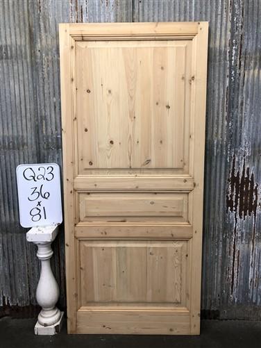 French Single Door (36x81) Raised Panel Door, European Styled Door, Q23