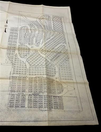 1946 Moss Ridge Cemetery Carthage, IL Plat Map, Hancock County History Plat Map