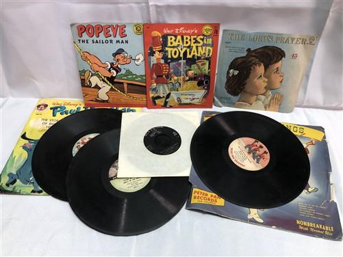 25 Vtg. 1960's-1970's discount Disney Vinyl Records