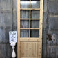 French Single Door (36x96) 8 Pane Glass European Styled Door F26