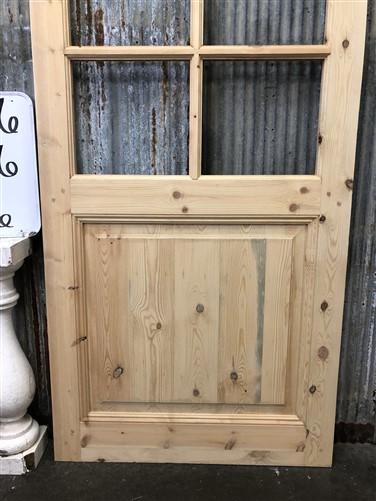 French Single Door (36x96) 8 Pane Glass European Styled Door F26