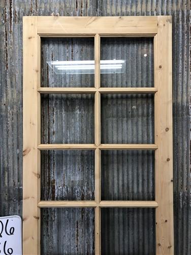 French Single Door (36x96) 8 Pane Glass European Styled Door F26