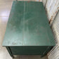 Vintage Green Desk with Drawers, Writing Desk, Home Office Desk, Wood Furniture