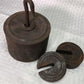 Platform Scale Weights Vintage Steel Hanging Industrial Fairbank Morse Howe a16,