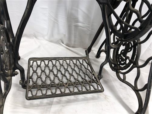 Treadle Sewing Machine, Cast Iron Base, Industrial Age Singer Steampunk PX,