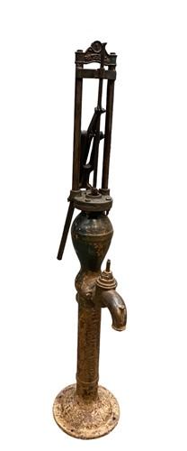 Well Water Pump, Cast Iron Cistern, Windmill Pitcher Pump, Patel Foundry, GE