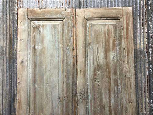 Antique French Double Doors (40x90) European Doors, Raised Panel Doors A448