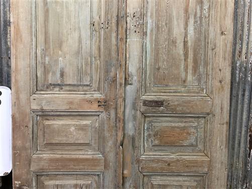 Antique French Double Doors (40x90) European Doors, Raised Panel Doors A448