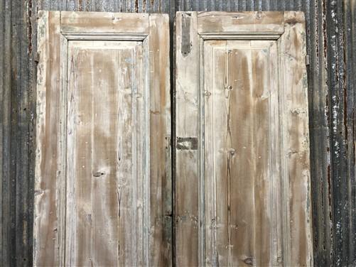 Antique French Double Doors (40x90) European Doors, Raised Panel Doors A448