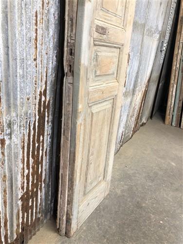 Antique French Double Doors (40x90) European Doors, Raised Panel Doors A448