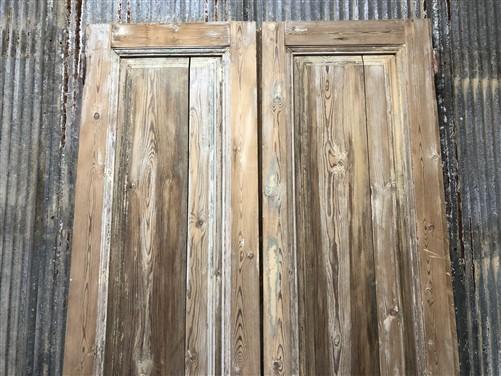 Antique French Double Doors (42x99) Raised Panel Doors, European Doors A452