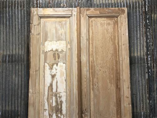 Antique French Double Doors (39x95.5) Raised Panel Doors, European Doors A460