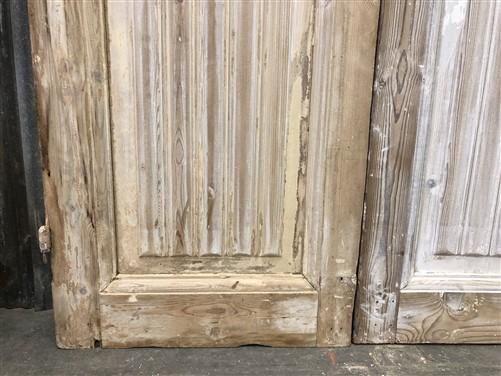 Antique French Double Doors (39x95.5) Raised Panel Doors, European Doors A460