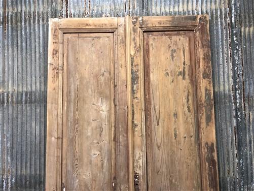 Antique French Double Doors (43x96.5) European Doors, Raised Panel Doors A470