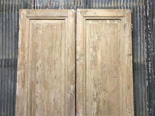 Antique French Double Doors (43x96.5) European Doors, Raised Panel Doors A470