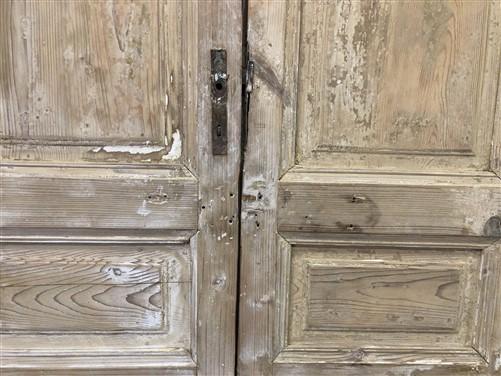 Antique French Double Doors (43x96.5) European Doors, Raised Panel Doors A470