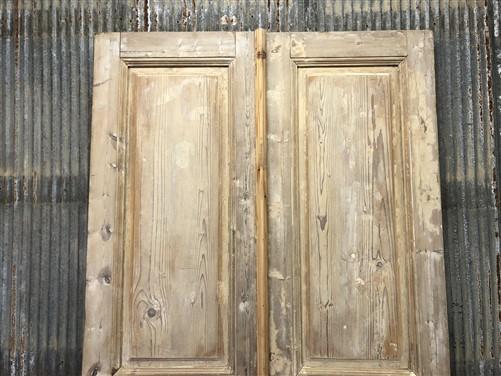 Antique French Double Doors (43x95) European Doors, Raised Panel Doors A472