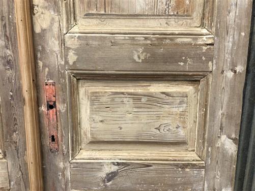 Antique French Double Doors (43x95) European Doors, Raised Panel Doors A472