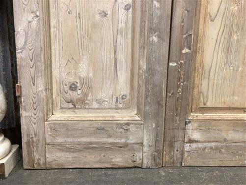 Antique French Double Doors (43x95) European Doors, Raised Panel Doors A472