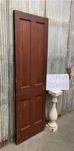 Vintage American Door (23.75x74.5), Single Pantry, Architectural Salvage, AM49