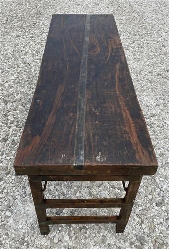 Rustic Folding Table, Vintage Dining Room Table, Kitchen Island, Sofa Table, B34