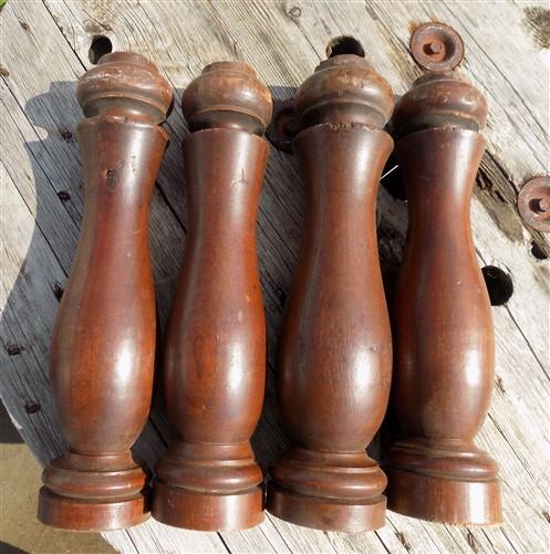 4 Wood Feet Chunky online Vintage Salvage