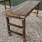 Rustic Folding Table, Vintage Dining Room Table, Kitchen Island, Sofa Table, B43