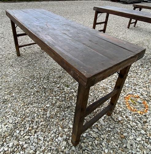 Rustic Folding Table, Vintage Dining Room Table, Kitchen Island, Sofa Table, B44