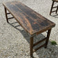 Rustic Folding Table, Vintage Dining Room Table, Kitchen Island, Sofa Table, B46