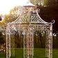 Large Garden Gazebo Dome Roof, Iron Metal Pergola, Outdoor Patio Gazebo Arbor A8