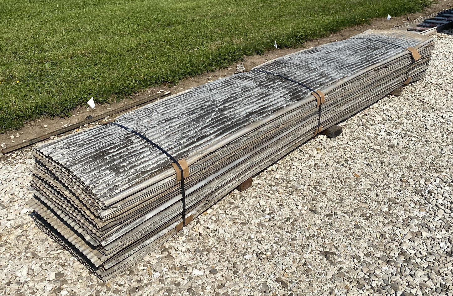 68 Sheets Barn Tin, Corrugated Metal Reclaimed Salvage, 12' Long 1632 sq ft, A59