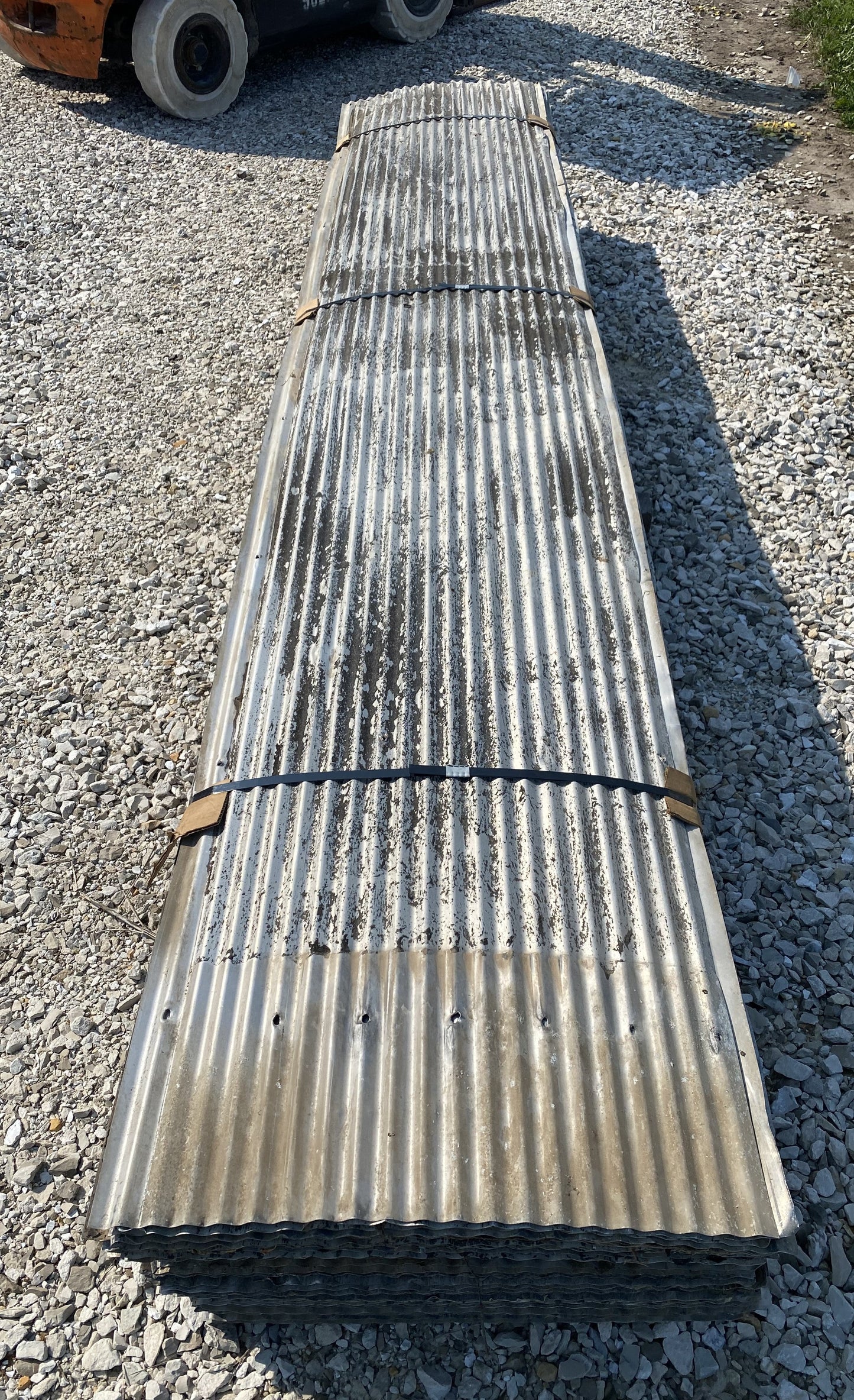 68 Sheets Barn Tin, Corrugated Metal Reclaimed Salvage, 12' Long 1632 sq ft, A59