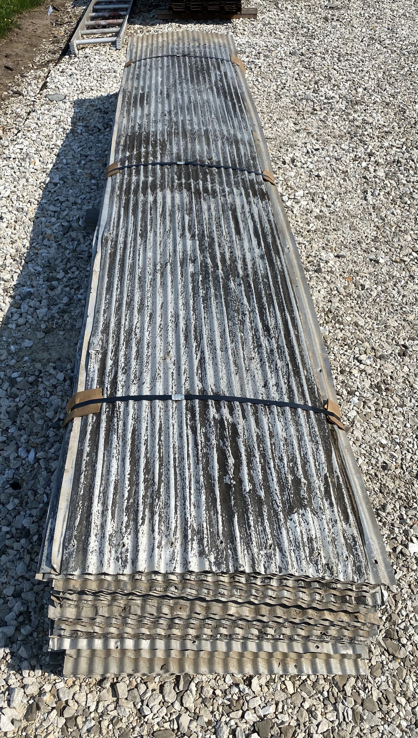 68 Sheets Barn Tin, Corrugated Metal Reclaimed Salvage, 12' Long 1632 sq ft, A59