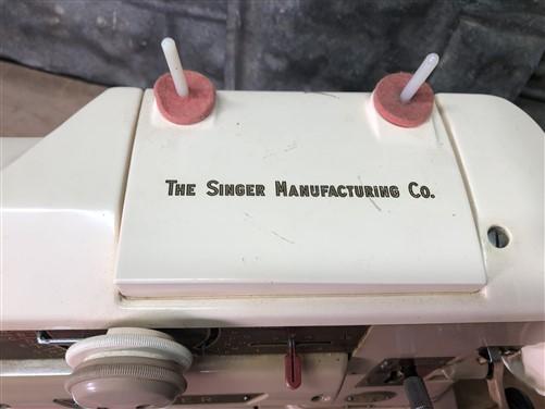 Singer Sewing Machine Model 401, Electric Foot Pedal, Instruction Manual,