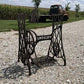 Treadle Sewing Machine, Cast Iron Base, Industrial Age Singer Steampunk PZ,