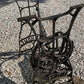 Treadle Sewing Machine, Cast Iron Base, Industrial Age Singer Steampunk QA,